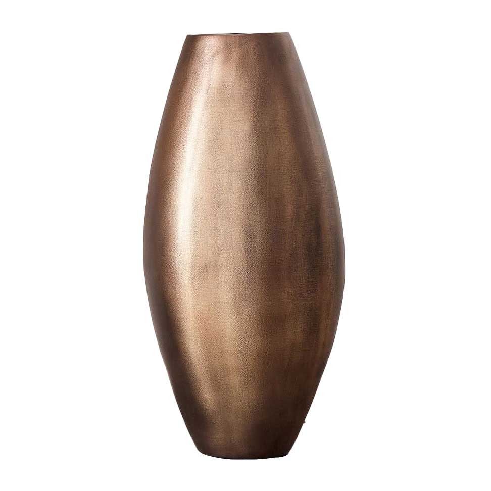West Elm Organic Metal Vase 34cm